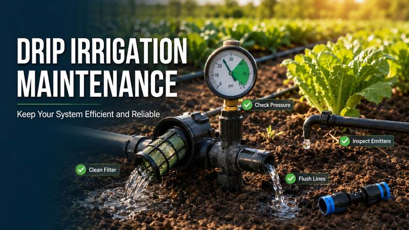 Drip Irrigation Maintenance