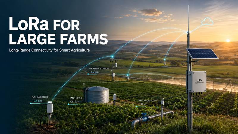 LoRa for Large Farms